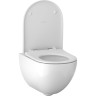 Комплект инсталляция GEBERIT DUOFIX SIGMA 500,301.KJ.A с подвесным унитазом ACANTO с сиденьем микролифт и клавишей