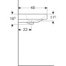 Комплект мебели GEBERIT SMYLE 529,353.JR.7 75 см пекан